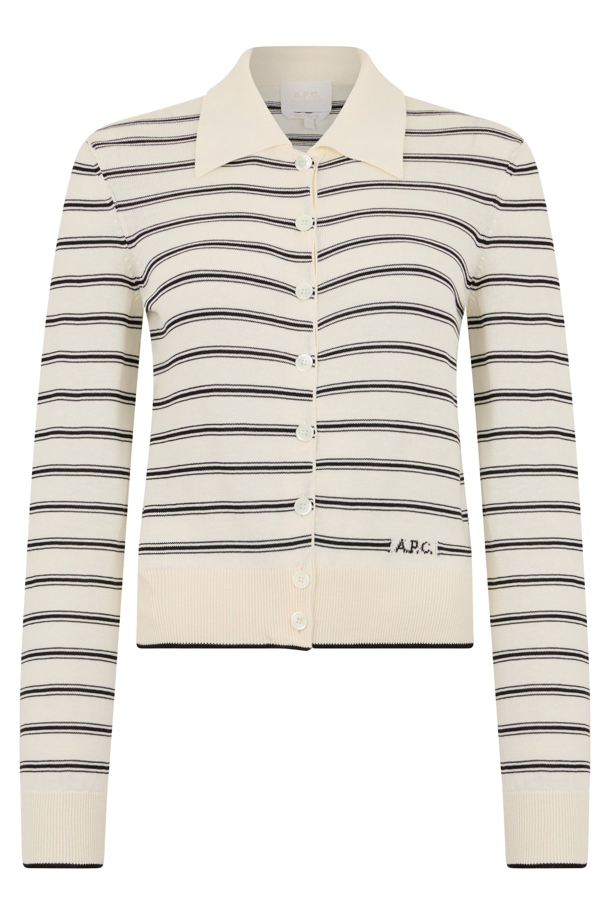 Cotton striped cardigan RTW