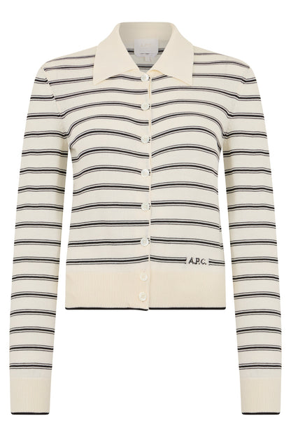 Cotton striped cardigan RTW
