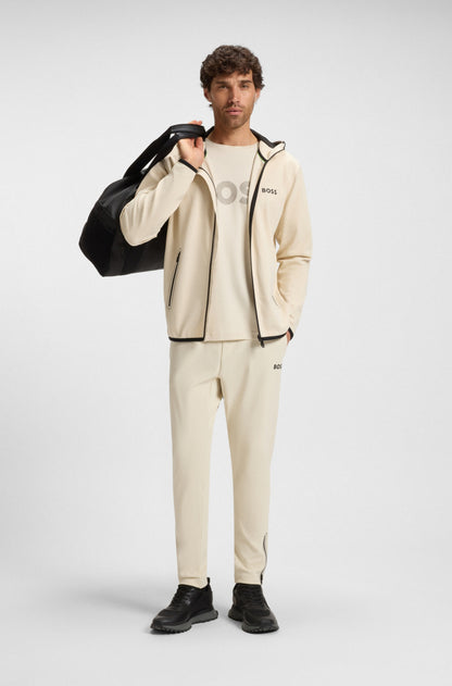 Zip-up sweatshirt in technical fabric RTW