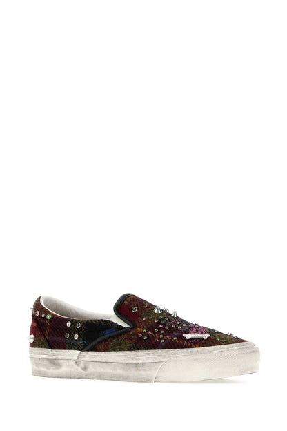 LX CLASSIC SLIP-ON 98 HARRIS TWEED SNEAKERS