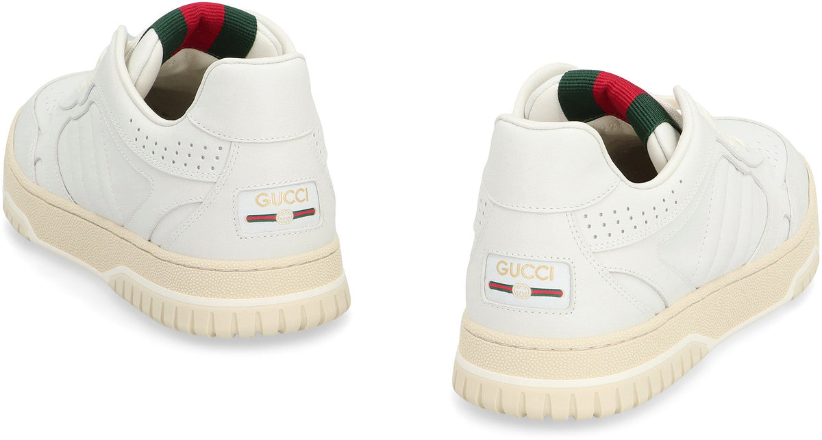 Re-Web leather low-top sneakers SHOES