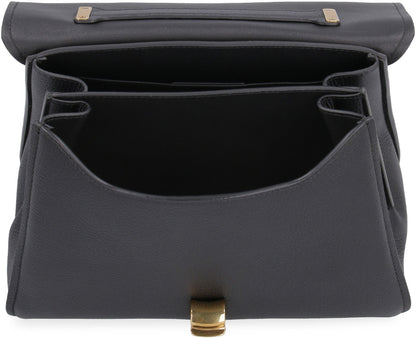 FERRAGAMO Gancini pebbled leather handbag