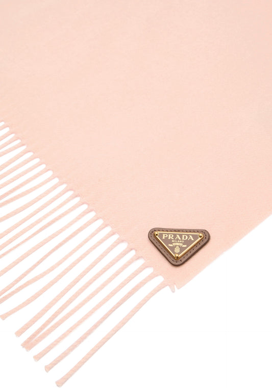 Prada Pink scarf with fringes