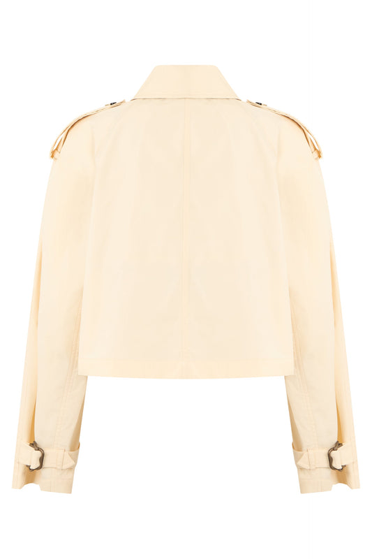 Cropped jacket in cotton RTW