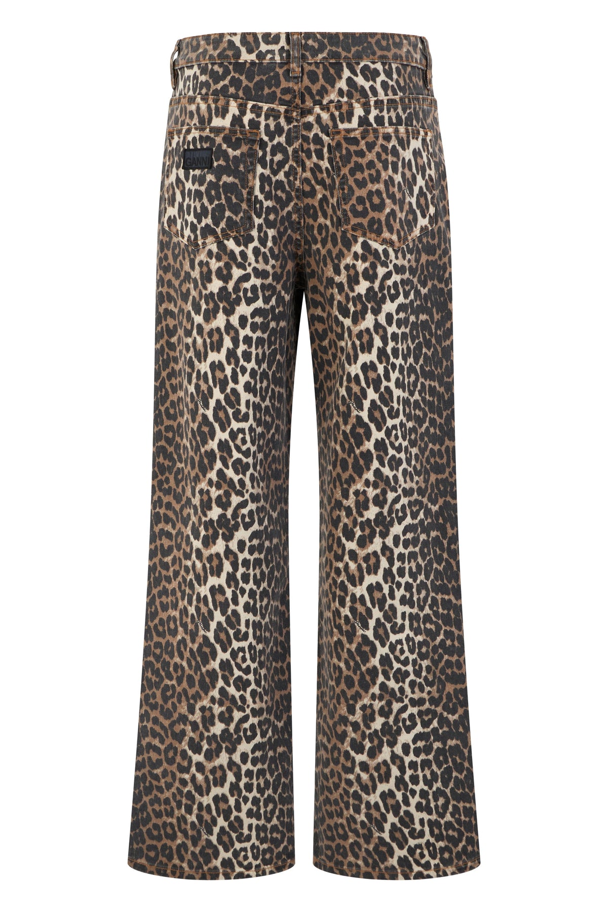 Animal print jeans in stretch cotton RTW