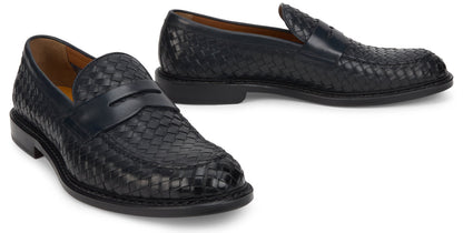 Woven leather moccasin RTW