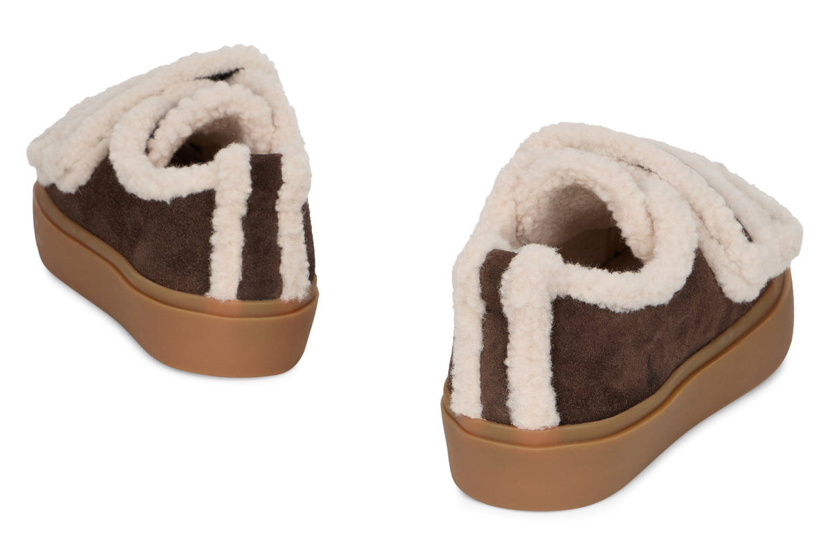 Sneakers with fur SHOES