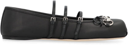 Gucci Leather ballet flats