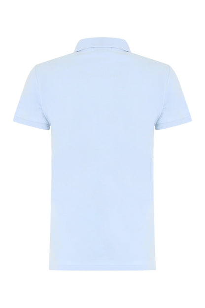 Stretch cotton piqué polo shirt RTW
