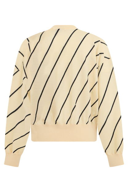 Pullover with diagonal stripes RTW