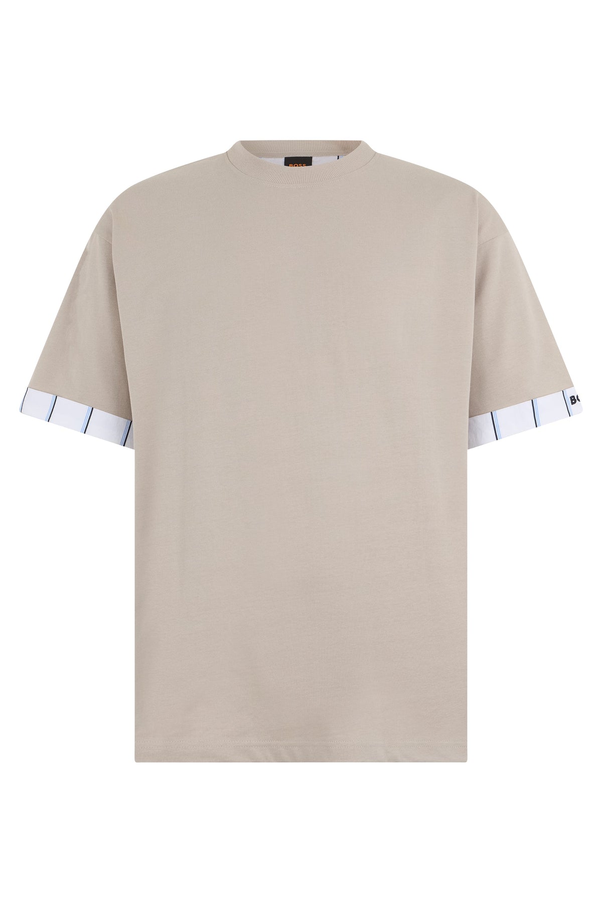 Cotton T-shirt with contrast sleeves RTW