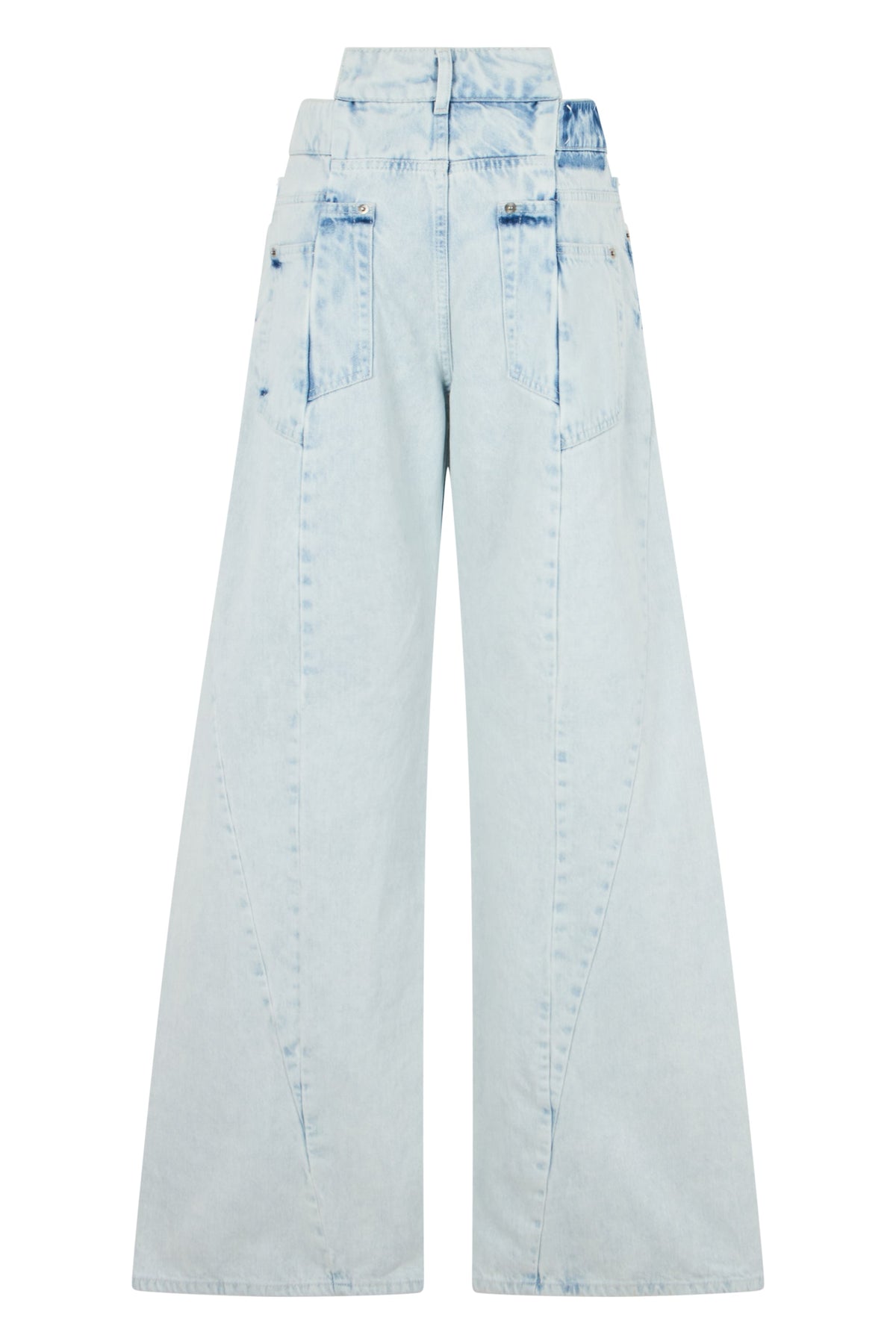 Wide denim jeans made of cotton RTW