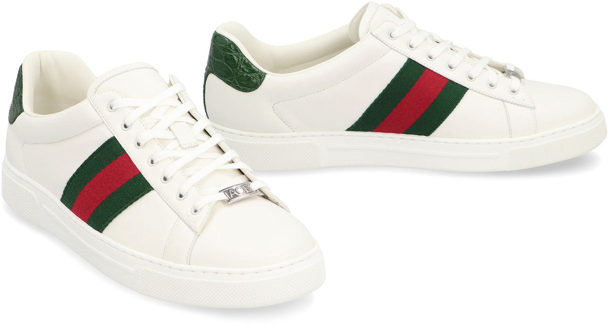 Ace leather low-top sneakers SHOES