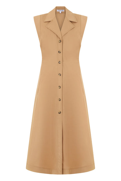 Midi dress in a cotton blend RTW
