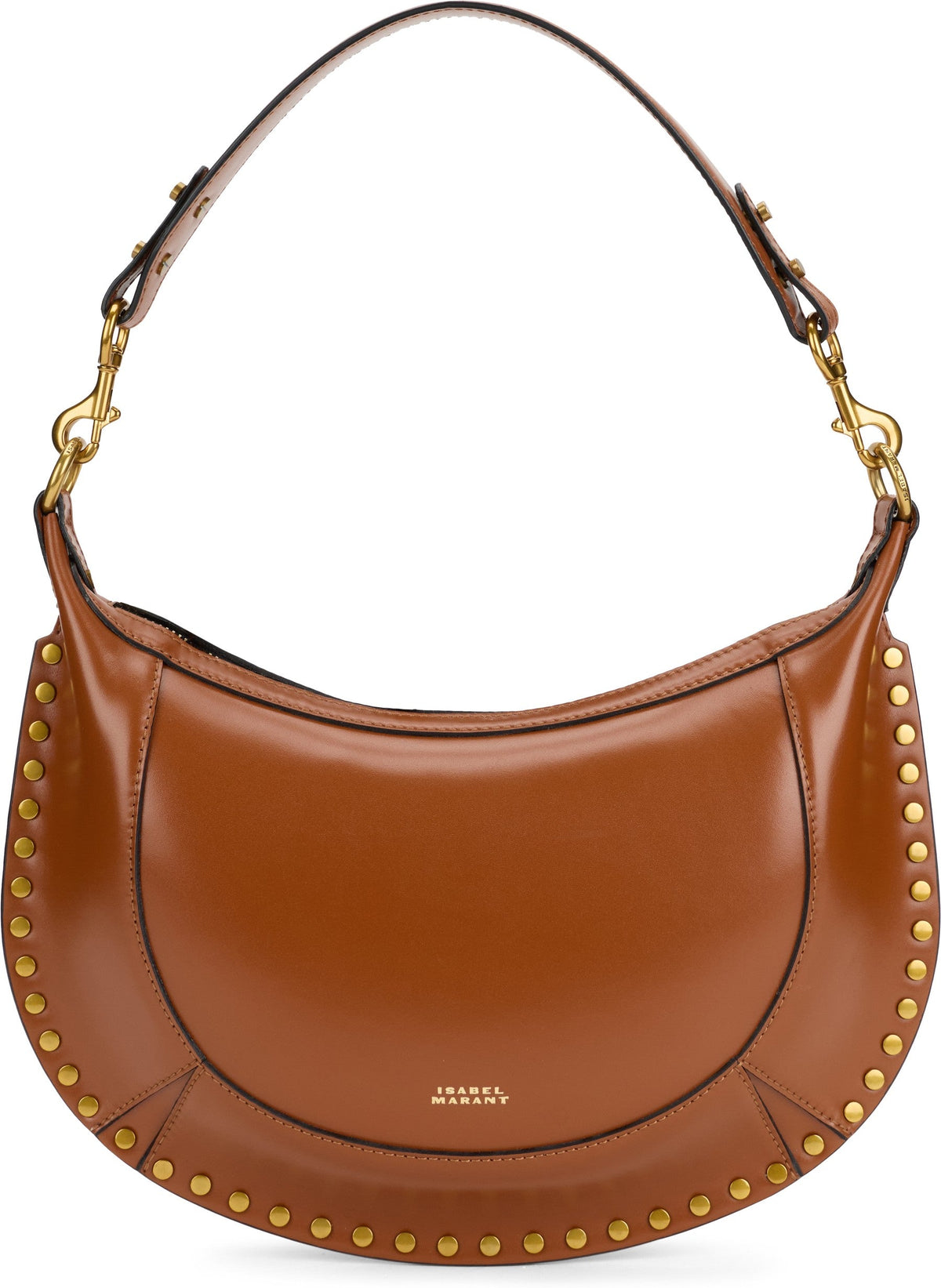Isabel Marant Oskan Moon bag in brushed leather