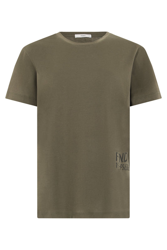Crew neck T-shirt with logo RTW