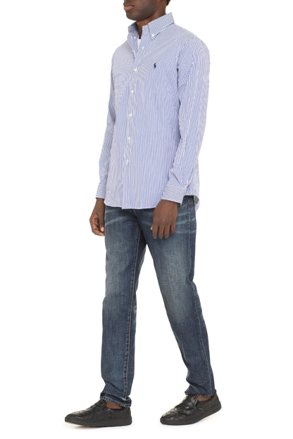 Button-down collar cotton shirt RTW