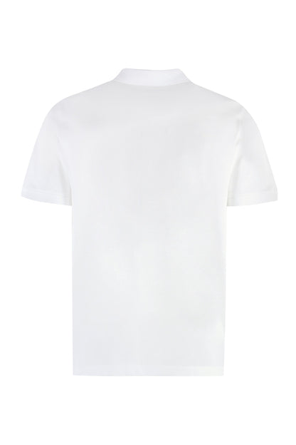Short sleeve cotton pique polo shirt RTW