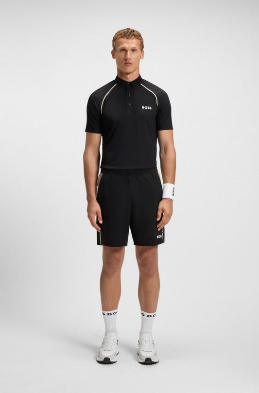 Short-sleeve polo in tech fabric RTW