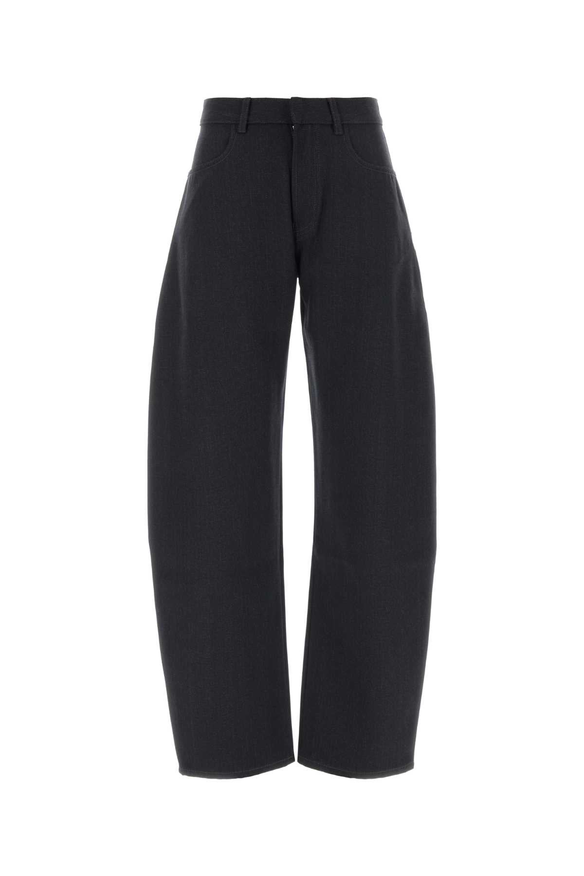 ROUND PANTS WOOL DENIM PANTS