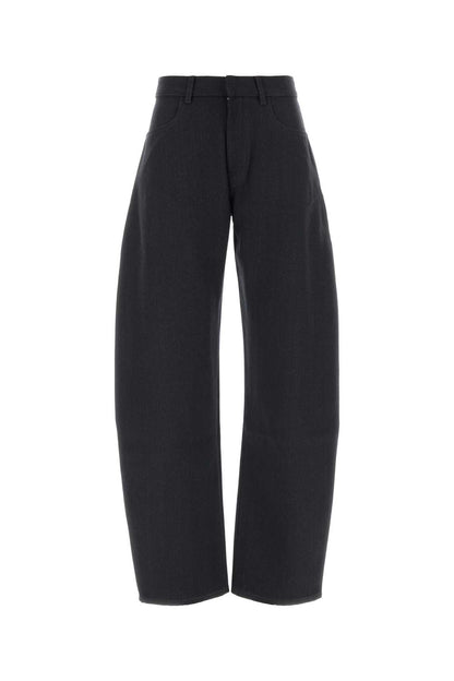 ROUND PANTS WOOL DENIM PANTS