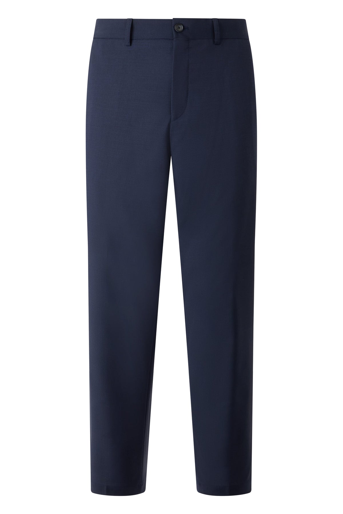 Straight linen-blend trousers RTW