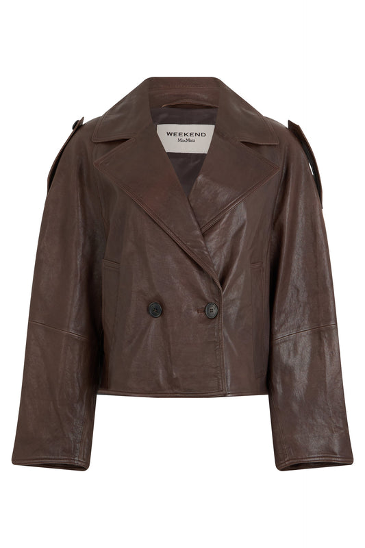 Short leather jacket RTW