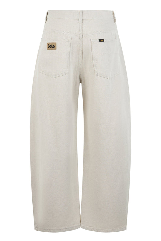 Loose jeans in cotton and linen blend RTW