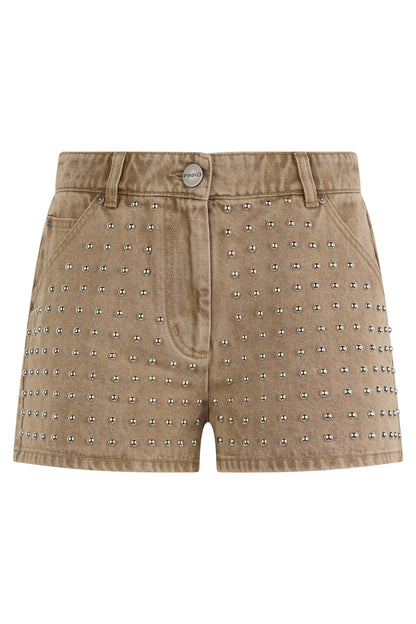 Denim shorts with studs RTW