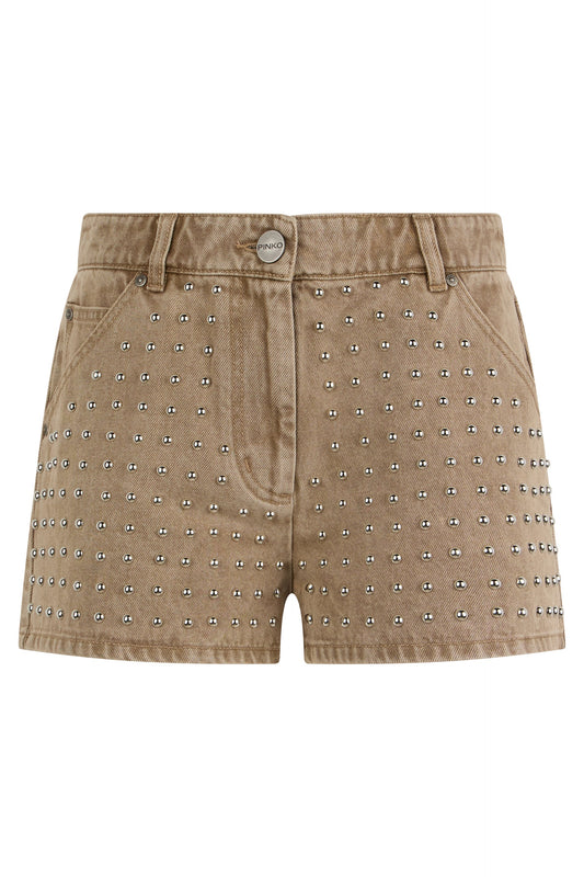 Denim shorts with studs RTW