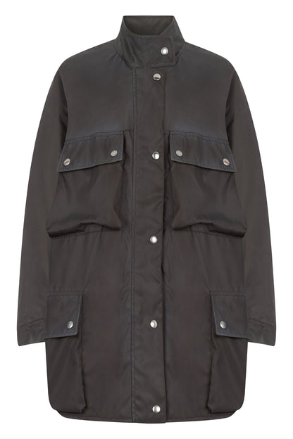 Oversized jacket with applied pockets RTW