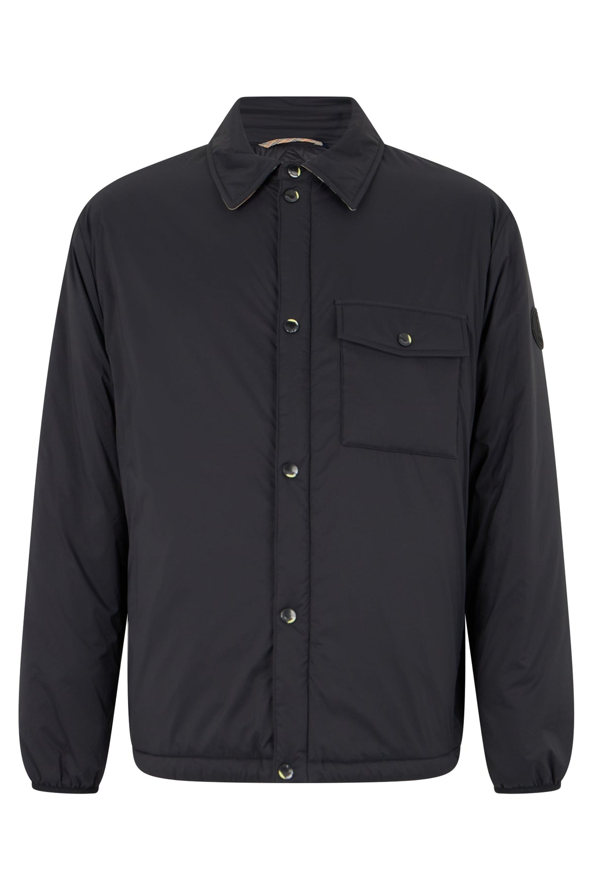 Padded jacket with classic collar RTW