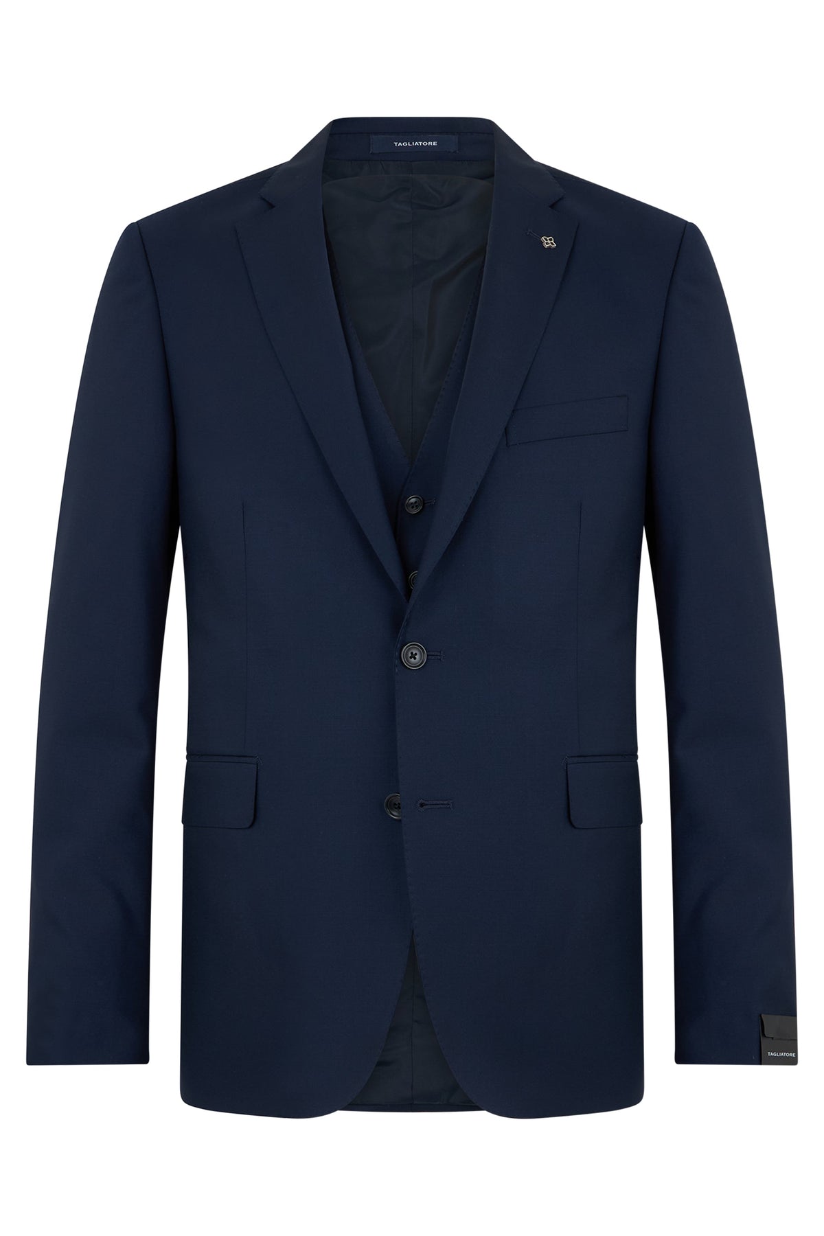 Single-breasted wool coat RTW