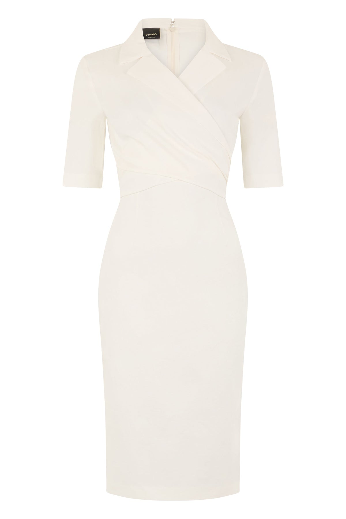 Fitted midi dress with bow RTW