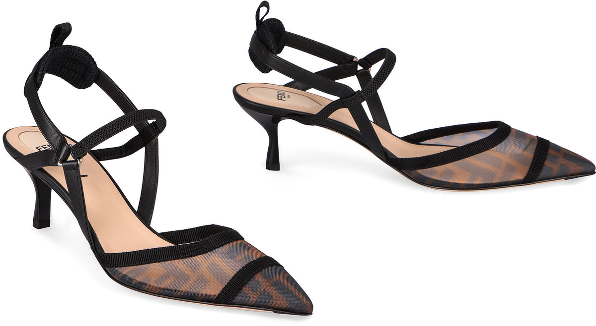 Fendi Colibrì Lite pointy-toe slingback