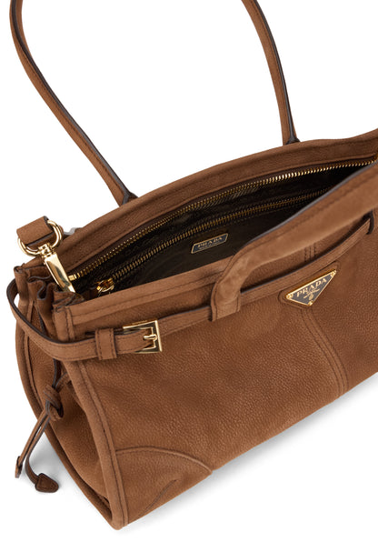 Prada Bonnie medium handbag in leather BAGS