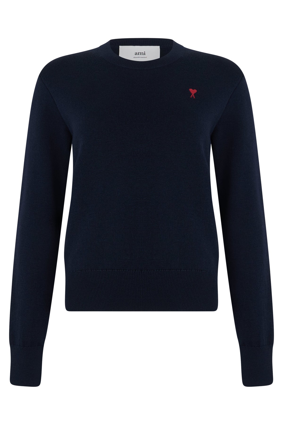 Crew neck sweater in wool RTW
