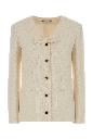Alessandra Rich Tweed boucle jacket with bow and pockets