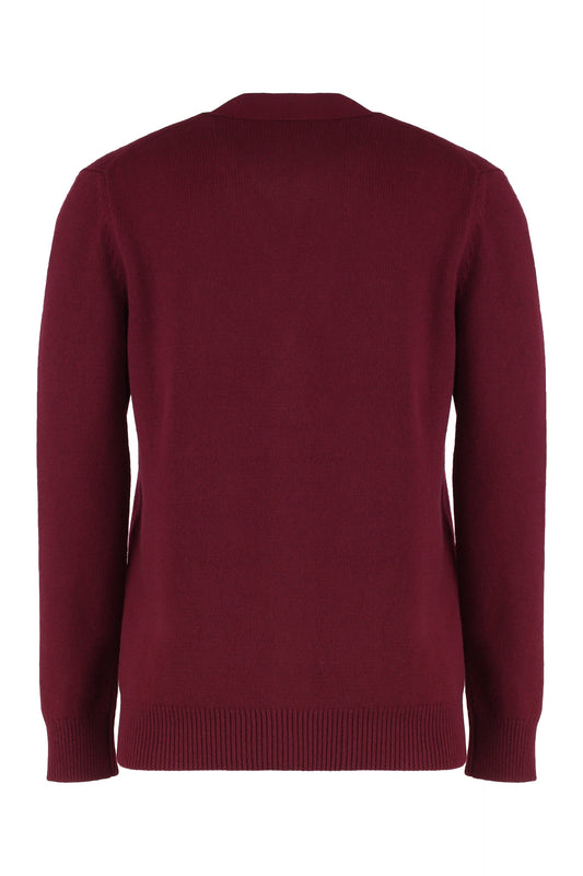 Cashmere wool cardigan with embroidery RTW