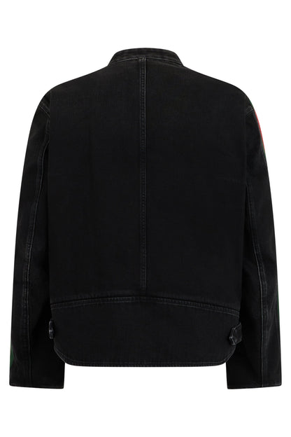 Denim jacket with web band RTW