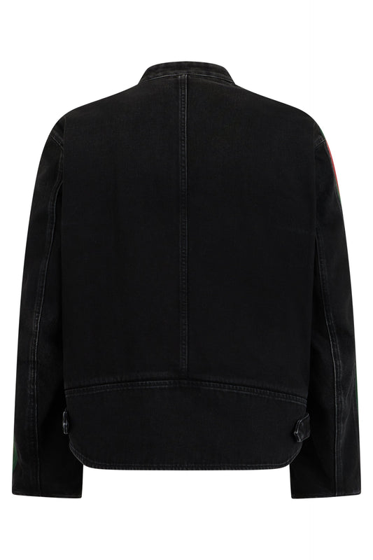 Denim jacket with web band RTW