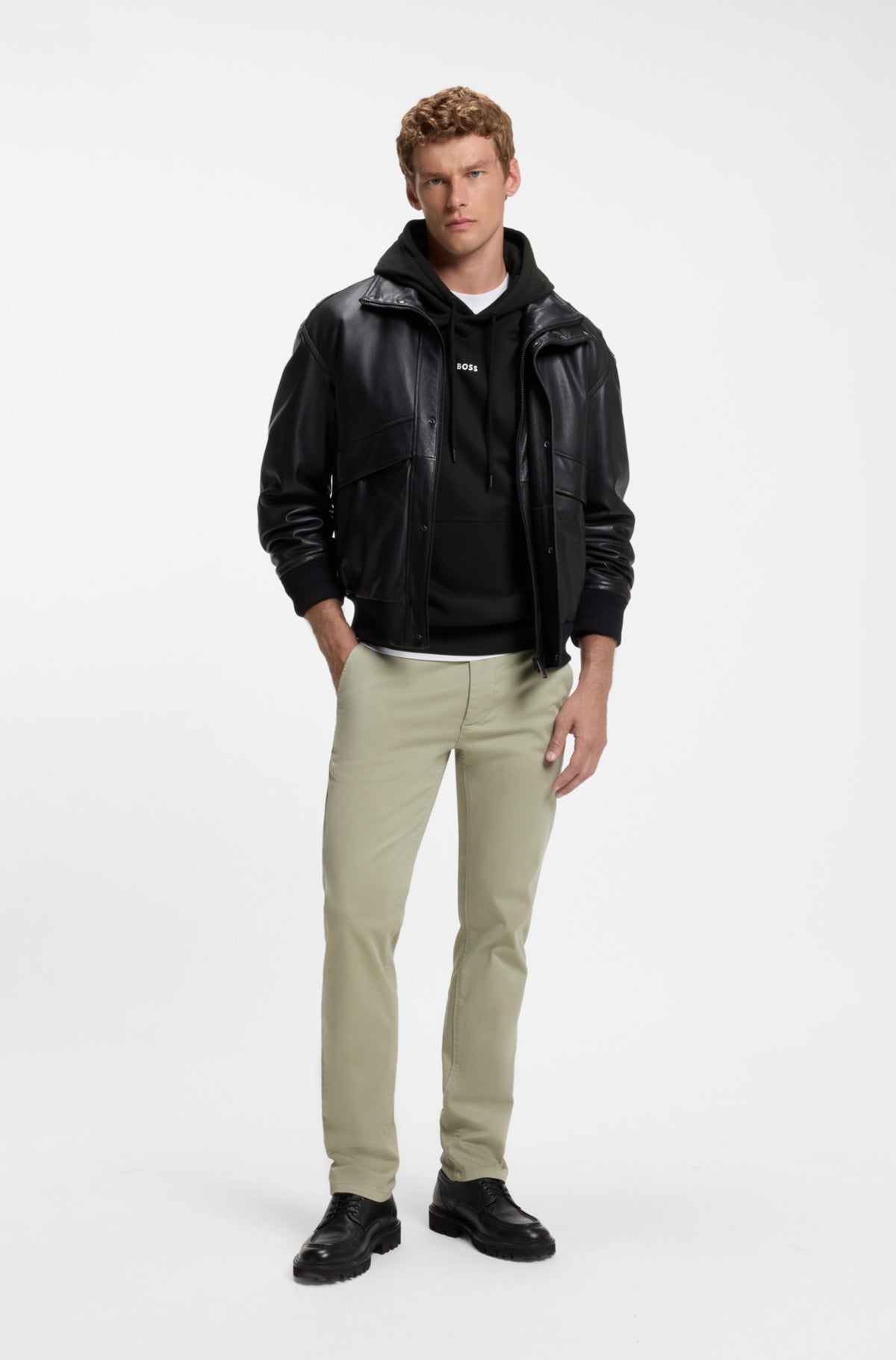 Cotton sweatshirt with hood and logo RTW