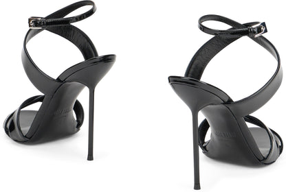 Lidia Sandals in Varnished Leather SHOES