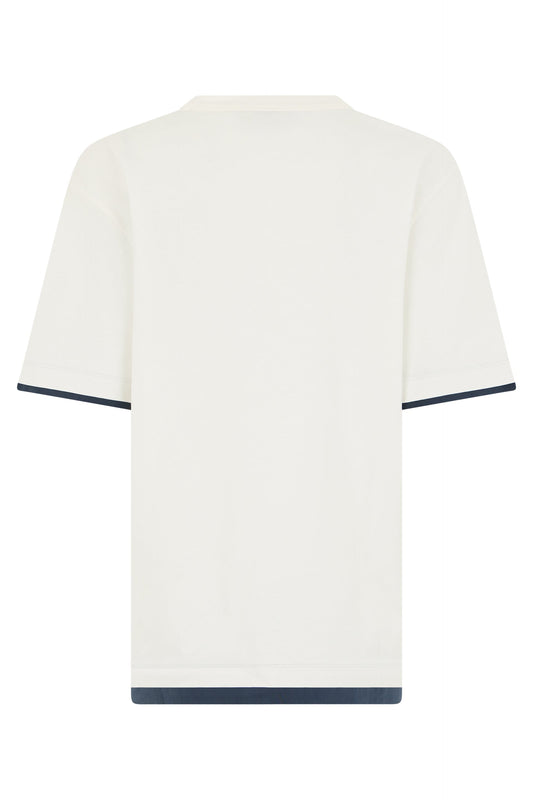 T-shirt with contrast details RTW