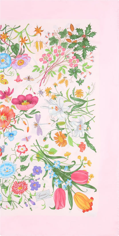 Silk twill printed carré RTW