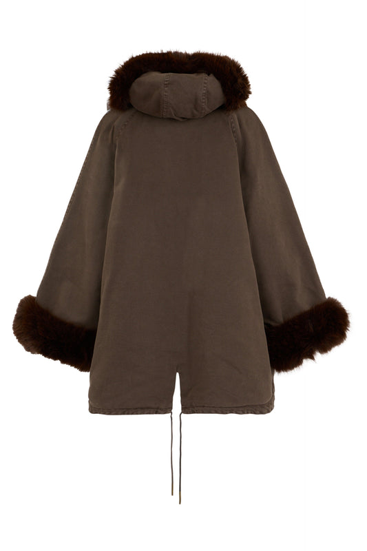 Hooded jacket and fur RTW