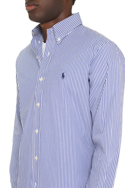 Button-down collar cotton shirt RTW