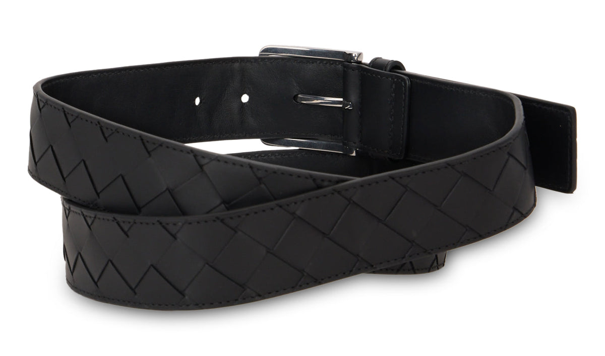 Braided leather belt ACC