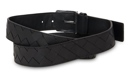 Braided leather belt ACC