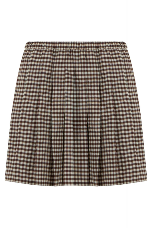 Gonna mini in mixed cotton RTW